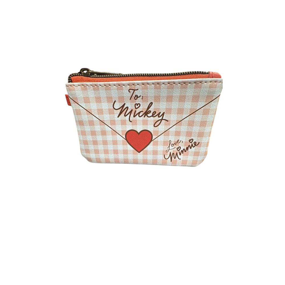 Loungefly Minnie and Mickey Love Letter Cardholder Coin Purse